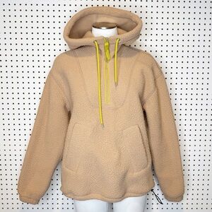 Everlane | The ReNew Fleece Hoodie in Camel Womens Teddy Pullover Sz. XS